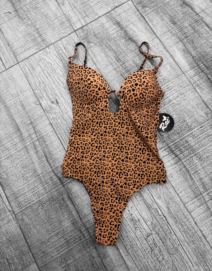MALLA ENTERA ART 23937 - ANIMAL PRINT CLARO