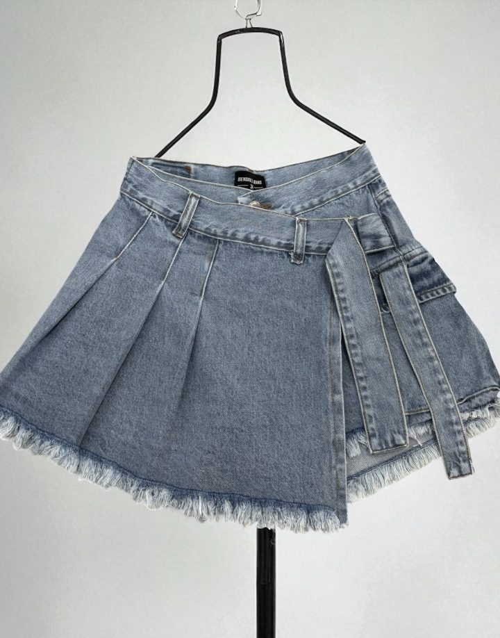 FLORIPA - SHORT POLLERA DE JEAN