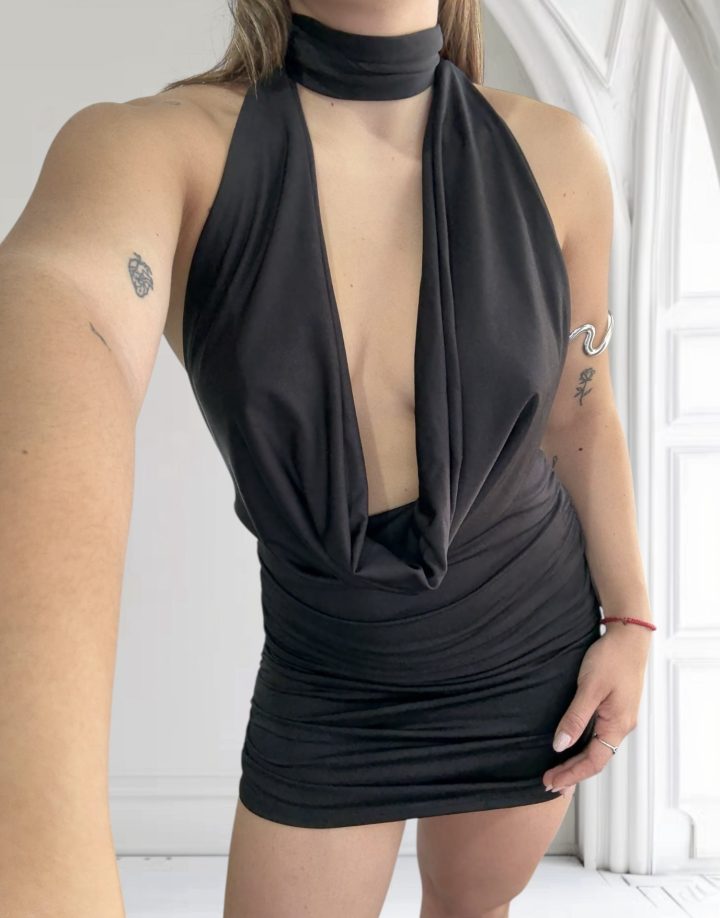 VESTIDO DAFNE - NEGRO