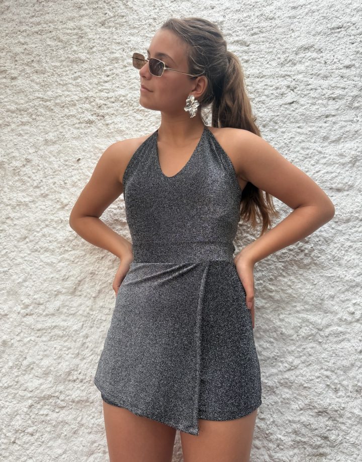 MONO CALA LUREX- PLATEADO
