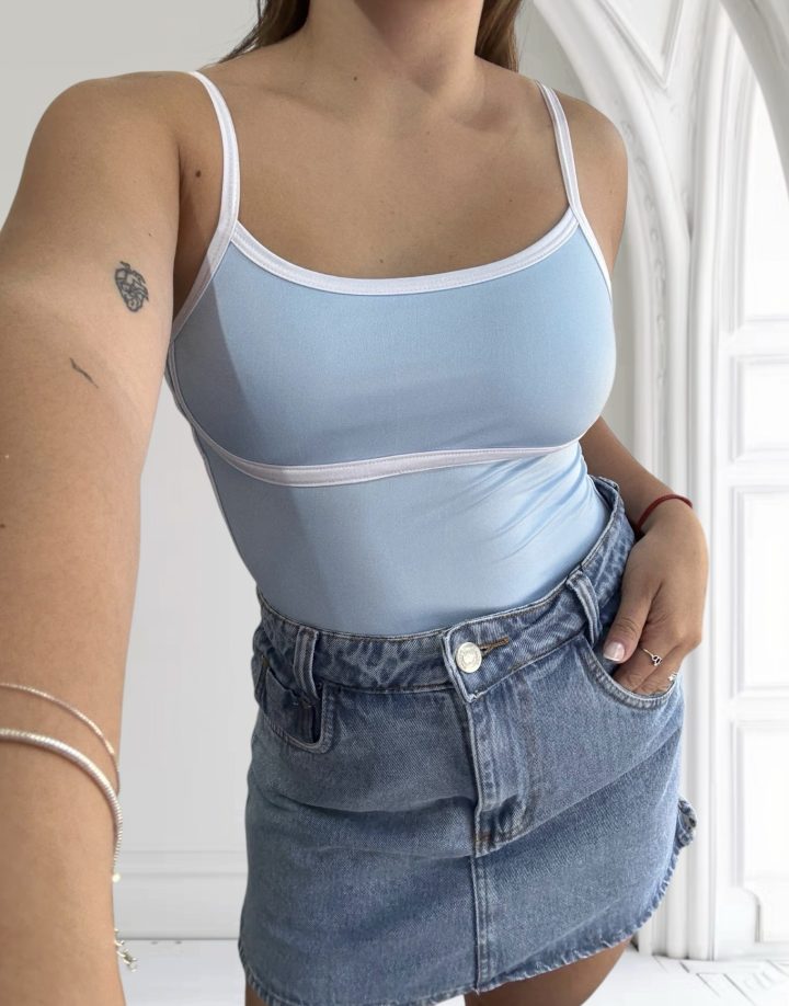 BODY BICOLOR - CELESTE