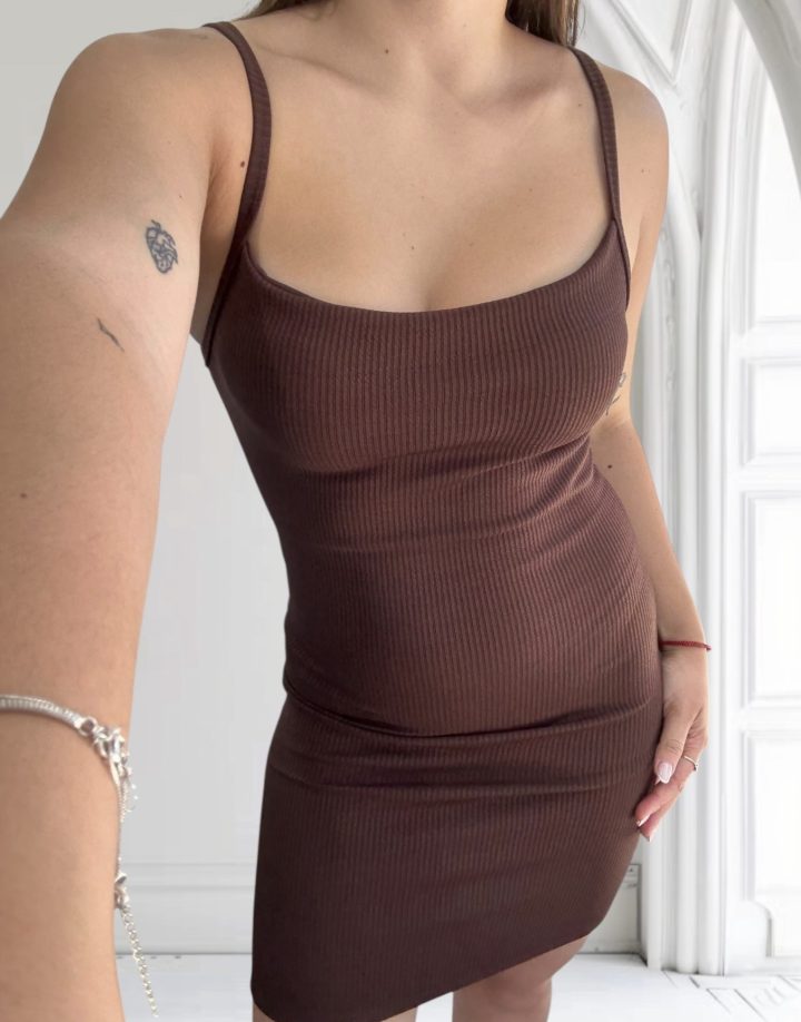 VESTIDO LUPE - CHOCOLATE
