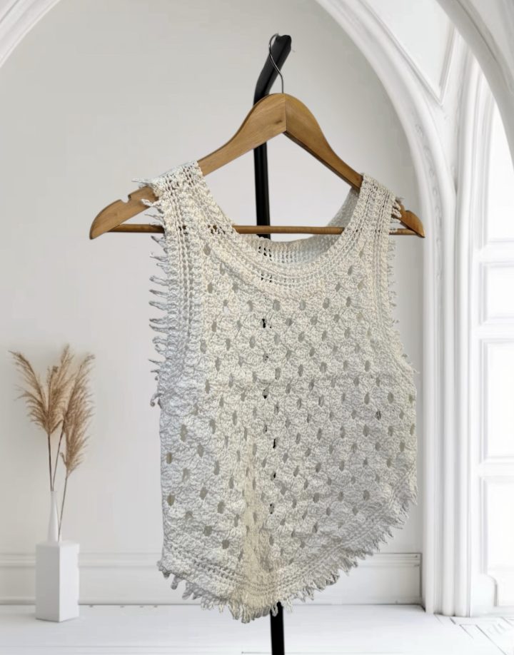 MUSCULOSA FLECOS BLANCA - COD 039