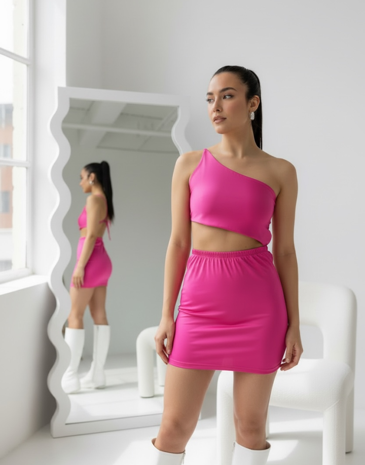 VESTIDO MARTI - FUCSIA