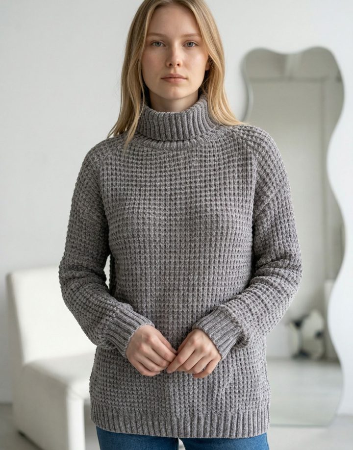 SWEATER POLERA CHENILLE – COD HM060