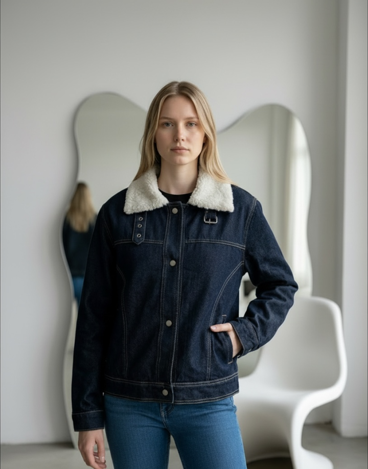 CAMPERA JEAN CON CORDERITO – COD CAM065