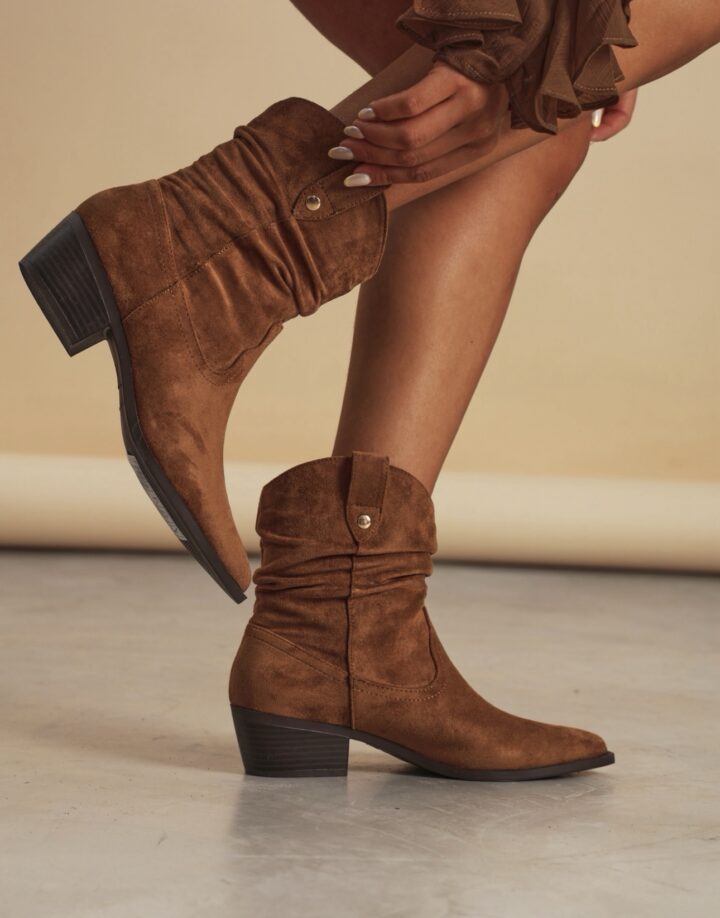 BOTA TEXANA GAMUZA – COD XL90 CAMEL