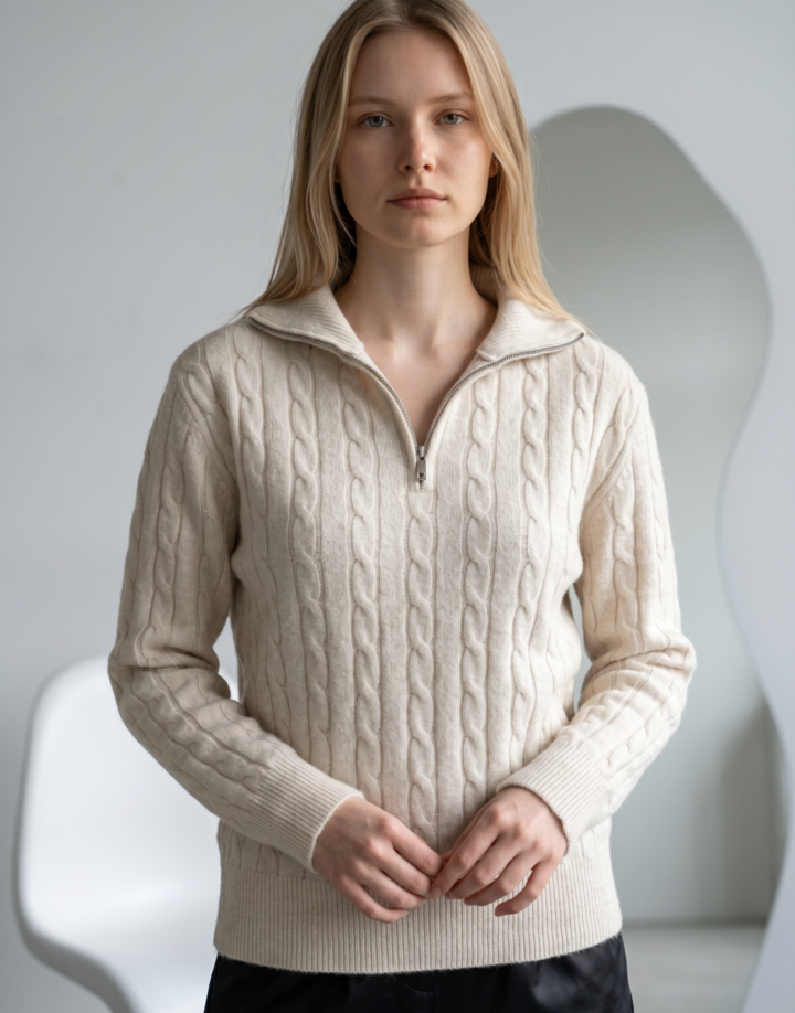 BUZO SWEATER CON CIERRE Y OCHOS – COD HMB 053